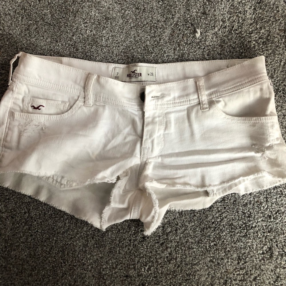 White Hollister Shorts